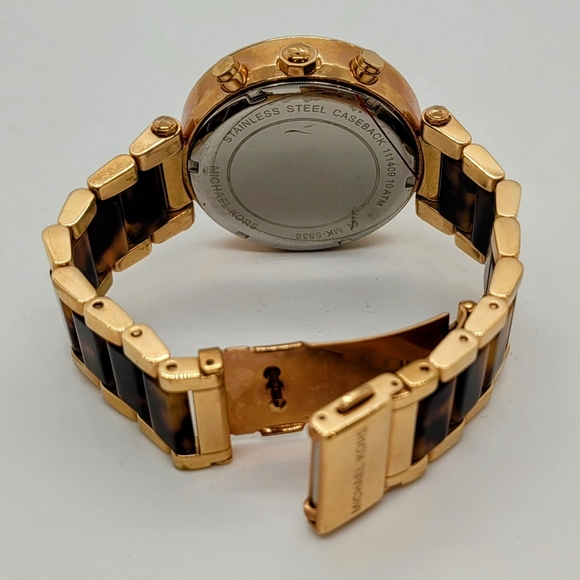 Michael Kors 39 mm Chrono Parker MK5538 Womens Watch - Picture 5 of 7